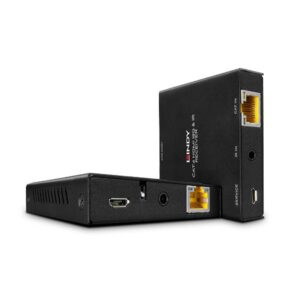 Extender HDMI Lindy 18G IR su Cavo CAT.6 Nero