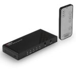 Switch HDMI Lindy 3 Porte 2.0 18Gbps Nero Metallo