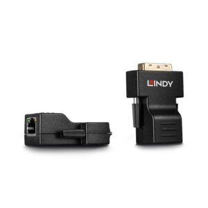 Extender Video DVI Lindy Nero in Metallo
