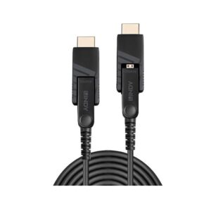 Cavo HDMI Micro in Fibra Ottica Lindy 4K60 20m con Adattatori DVI