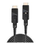 Cavo HDMI in Fibra Ottica Lindy 70m 4K60 Ibrido con Connettori Removibili