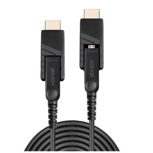 Cavo HDMI in Fibra Ottica Lindy 70m 4K60 Ibrido con Connettori Removibili