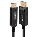 Cavo DisplayPort a HDMI Lindy 1.2 18Gbps 10 metri