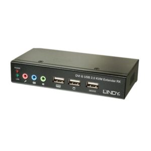 Extender Video Lindy KVM DVI-D USB Audio Cat.6 50 Metri