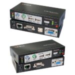 Extender Video KVM Lindy CAT.5 Nero per Monitor