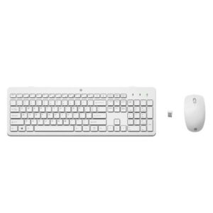 Kit Tastiera e Mouse Wireless HP 230 Bianco Layout IT