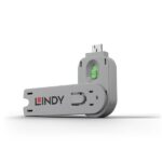 Cavo di Sicurezza Portatile Lindy Blocca Porte USB Verde