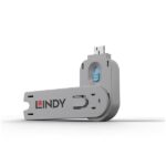 Cavo di Sicurezza Portatile Lindy Blocca Porte USB Argento