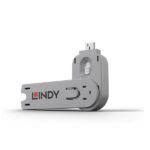 Cavo di Sicurezza Portatile Lindy Blocca Porte USB Bianco