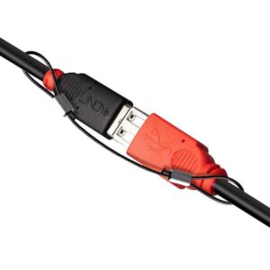 Cavi di Sicurezza Lindy Lacci 4 Pezzi Acciaio al Carbonio