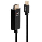 Cavo Mini DisplayPort HDMI Lindy 1m HDR Attivo