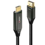 Cavo DisplayPort 1.4 a HDMI 8K60 Lindy Attivo 2 metri
