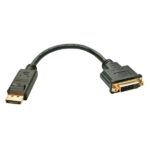 Adattatore DisplayPort a DVI Lindy DP-DVI Nero