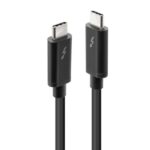 Cavo Thunderbolt 3 Lindy 2 metri USB-C Maschio/Maschio Nero