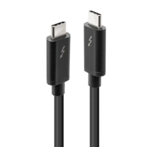 Cavo Thunderbolt 3 Lindy 2 metri USB-C Maschio/Maschio Nero