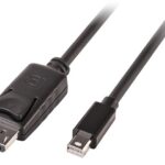 Cavo DisplayPort Lindy MiniDP/DP 3 metri Nero
