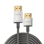 Cavo HDMI 2.0 Lindy Slim Silver 0.5 metri High Speed