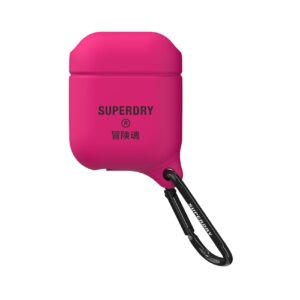 Custodia AirPods Superdry in Silicone Rosa
