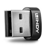 Adattatore USB Lindy 2.0 Tipo A a C Ultrapiatto Nero