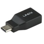 Adattatore USB Lindy USB-C a USB-A 3.2 Nero