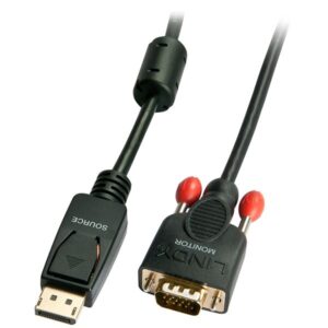 Cavo DisplayPort a VGA Lindy 0.5 metri Nero - SKU: 41940