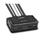 Switch KVM DisplayPort Lindy 2 Porte per Monitor