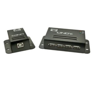 Extender Video USB 2.0 Lindy 4 Porte 50m Cat5