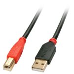 Cavo USB 2.0 A/B Lindy 10 Metri Nero