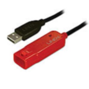 Prolunga Attiva USB 2.0 Lindy PRO 8 Metri Nero