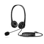 Cuffie USB HP Inc Stereo con Microfono Nero