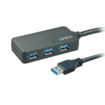Prolunga Attiva USB 3.0 Lindy con Hub Pro 10 Metri Nero
