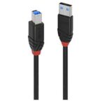 Cavo Attivo USB 3.0 Lindy A/B Slim 10 Metri Nero