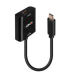 Adattatore USB-C a DisplayPort Lindy 4K 144Hz Nero