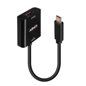 Adattatore USB-C a DisplayPort Lindy 4K 144Hz Nero - SKU: 43269-LND