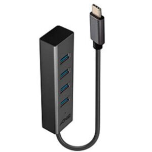 Hub USB 3.0 Lindy Tipo C a 4 Porte USB-A - SKU: 43325-LND