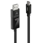 Cavo Adattatore USB-C a DisplayPort Lindy 8K60 3 Metri Nero