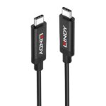 Cavo USB 3.2 Lindy Tipo C/C Attivo 10Gbps 3 Metri Nero