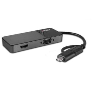 Adattatore USB-C a HDMI e VGA Lindy Dock Connector 30 Pin - SKU: 43354-LND
