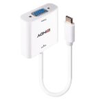 Adattatore USB-C a VGA Lindy Converter Bianco