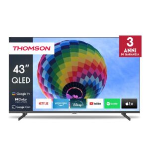 TV Thomson 43" QLED 4K UHD Smart Google TV