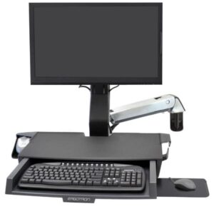 Staffa Monitor Ergotron StyleView Sit-Stand 24" Braccio Muro