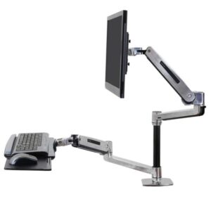 Staffa Monitor Ergotron WorkFit-LX Seduto-In Piedi per Schermi fino a 42"
