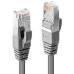 Cavo di Rete Lindy Cat.6 S/FTP Grigio 0.5m RJ45 Maschio-Maschio