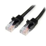 Cavo Rete Startech CAT 5e UTP RJ-45 3 Metri Nero