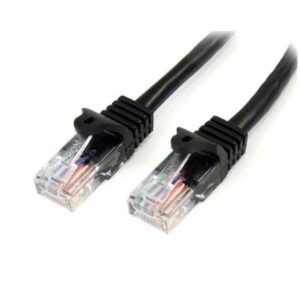 Cavo Rete Startech CAT 5e UTP RJ-45 3 Metri Nero