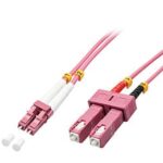 Cavo Fibra Ottica Lindy OM4 LC/SC Duplex 1 Metro Viola