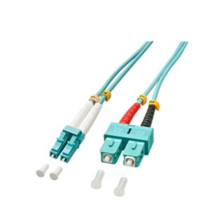 Cavo Fibra Ottica Lindy OM3 LCSC 50125 15 Metri Azzurro - SKU: 46395-LND