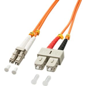 Cavo Fibra Ottica Lindy OM2 LCSC Duplex 2 Metri Giallo - SKU: 46991-LND