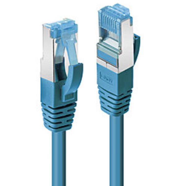Cavo di Rete Lindy Cat.6A S/FTP LSZH 0.5m Blu