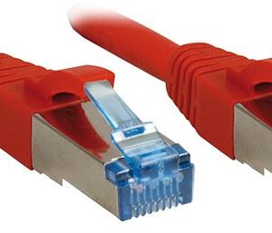 Cavo di Rete Cat.6A S/FTP Lindy 1 Metro Rosso